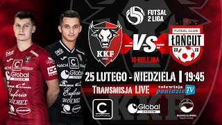 KKF CAFFARO GLOBAL SYSTEM KAZIMIERZA WIELKA VS FUTSAL CLUB SPORT POŁUDNIE ŁAŃCUT  transmisja LIVE [upl. by Kciredorb]