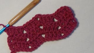 How to Crochet the quotKeyhole Ripple Stitchquot [upl. by Itisahc860]