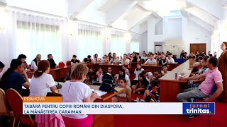 Tabără pentru copiii români din diaspora la Mănăstirea Caraiman [upl. by Atyekram658]