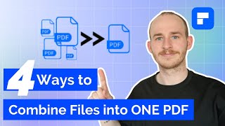 How to combine files into one PDF  4 Solutions with PDFelement [upl. by Etnaihc]