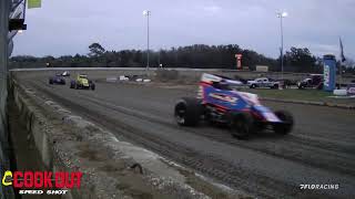 LIVE 2024 USAC Sprints Winter Dirt Games at Ocala Speedway Friday [upl. by Anelaf]