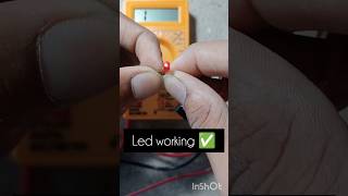 Led 💡test with digital multimeter EBolt [upl. by Nnylav813]