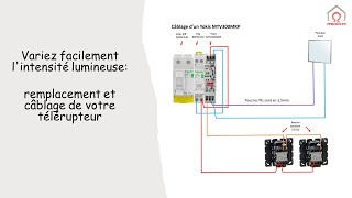 Variez facilement lintensité lumineuse avec Yokis  remplacement et câblage de votre télérupteur [upl. by Ricca]