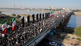 Thousands march in grand funeral procession for Iranian General Soleimani [upl. by Haimorej239]