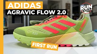 Adidas Agravic Flow 20 First Run Review Its firm but is it a favourite [upl. by Tavia]