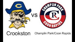 Crookston Pirate Girls Hockey vs Champlin ParkCoon Rapids 12223 [upl. by Hezekiah457]