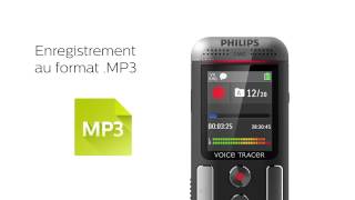 DVT2710 Philips Voice Tracer  Enrigstrement MP3  FR [upl. by Ecile]