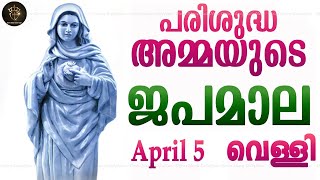 Rosary Malayalam I Japamala Malayalam I April 5 Friday 2024 I Sorrowful Mysteries I 630 PM [upl. by Hearsh]