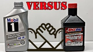 Mobil 1 vs Amsoil Search for the best synthetic oil Bench testing part 1 [upl. by Mundford]