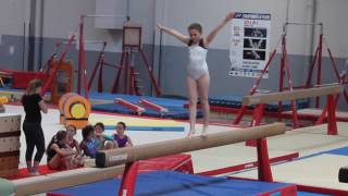 Enchainement poutre gymnastique 2016 [upl. by Prosser]