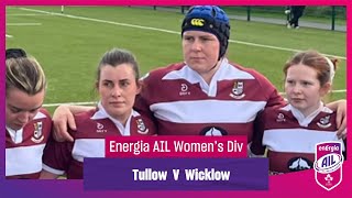 EnergiaAIL Highlights Womens Round 1 Tullow 14 Wicklow 34 [upl. by Kolodgie]