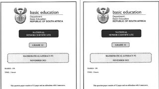 Grade 12 Mathematical Literacy November 2023 P2 question 3 part 1 [upl. by Dorian]
