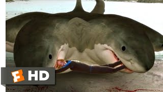 6Headed Shark Attack 2018  Ripped in Half Scene 310  Movieclips [upl. by Yrdnal427]