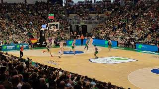 Canastón de Olek Balcerowski Club Baloncesto Unicaja de Málaga [upl. by Elli]