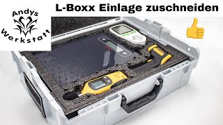 LBoxx 136 Sortimo Einlage zuschneiden  Ordnung schaffen für Messgeräte [upl. by Song]