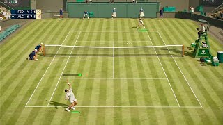 TopSpin 2K25 Alcaraz vs Federer Wimbledon Full Match [upl. by Enihpad]