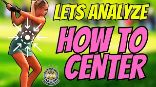 How to Stay Centered in Your Golf Swing [upl. by Aerdnaid]