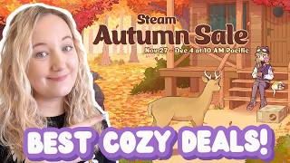 BEST Cozy Game Deals in Steam Autumn Sale 2024 [upl. by Kellby880]