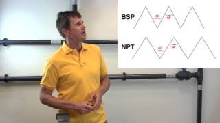 Distinguishing between BSP and NPT thread types in plastic pipe systems [upl. by Hadlee]