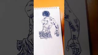 Toji fushiguro jujutsukaisen jjk anime drawing [upl. by Niven]