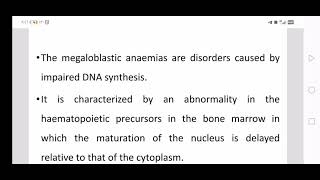 megaloblastic anemia شرح بالعربي والانجليزي [upl. by Eiralam229]