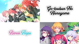 Gotoubun No Hanayome X Renai Flops Edit Lady Lets Go [upl. by Amsirak]