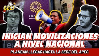 INICIAN MOVILIZACIONES A NIVEL NACIONAL  BEONOTICIAS 🔴 [upl. by Amak]