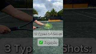 3 types of shots in tennis explained 👇 [upl. by Eisor]