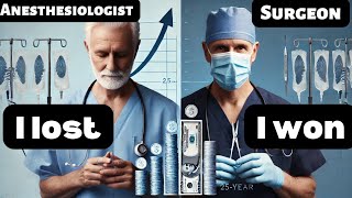 quotAnesthesiologist vs Surgeon Who Earns More Over 25 Yearsquot [upl. by Gnot]