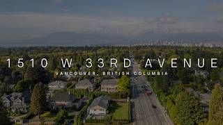 1510 W 33rd Avenue Shaughnessy Real Estate Video Tour  Vancouver House Tour  Realty Studios [upl. by Bronder7]