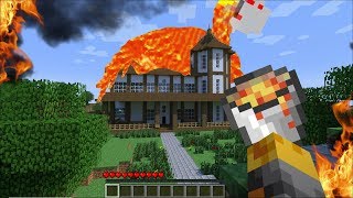 Minecraft PRANK WARS WITH MARK OUR FRIENDLY ZOMBIE HOUSE  Minecraft Mods [upl. by Anirbed]