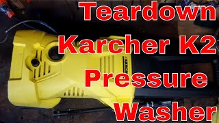 Teardown Karcher K2 Pressure Washer [upl. by Monika]