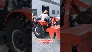 Four cylinder tractor for garden orchard use tractor crawler excavator rotovator ditcher [upl. by Damal]