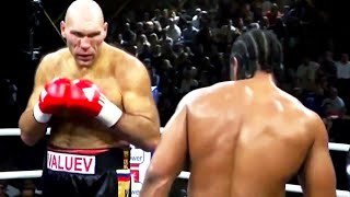 Nikolai Valuev Russia vs David Haye England  BOXING fight HD [upl. by Suoivatra]