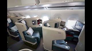 Cathay Pacifics New A3501000 A35K Full Cabin Walkthrough and Review 國泰航空全新 A3501000 客艙介紹 [upl. by Adlen]