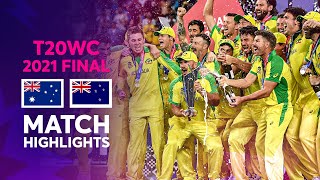 Australia claim maiden Mens T20 World Cup title  Match Highlights  T20WC 2021 [upl. by Towbin]