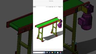 SolidWorks Konveyör Tasarımı [upl. by Lyrehs61]