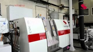 Starlinger Recycling Line recoSTAR basic 105 CVAC  CANDI Plastic Recycling GmbHAustria [upl. by Edie]