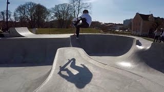 Värnamo skatepark  Coping destroyers visiting [upl. by Elonore]