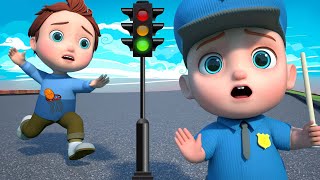 Traffic Safety Song  Nursery Rhymes amp Kids Song  GoBooBoo [upl. by Smailliw644]