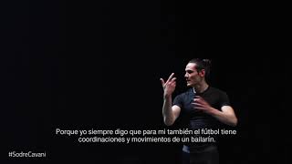 Cavani le enseña a rematar de cabeza a los bailarines del Sodre [upl. by Gawain]