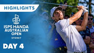 Australian Open Golf Highlights Round 4  Afternoon Session  Wide World of Sports [upl. by Drugge763]