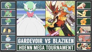 MEGA GARDEVOIR vs MEGA BLAZIKEN  Hoenn Mega Pokémon Tournament Battle 1 [upl. by Lleinad]