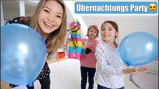 Claras Einweihungs Übernachtungsparty im neuen Kinderzimmer 😍 BFF zu Besuch VLOG  Mamiseelen [upl. by Hteboj]