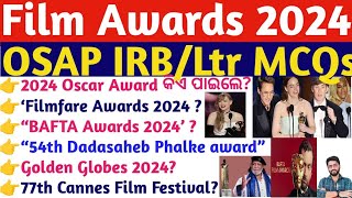 Awards amp Honours 2024  Film Awards Current Affairs 2024 MCQs  January to Nov Ca  Crack Govt Exam [upl. by Couture299]