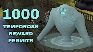 Loot From 1000 Tempoross Reward Permits 6 OSRS [upl. by Cassandre]