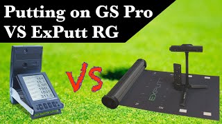 Foresight GC2 GS Pro VS ExPutt RG Putting Simulator [upl. by Nnaitak]