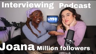 Exclusive Podcast Interview With Oyibo Joana What Her Million Followers Want To Know [upl. by Atikahc266]