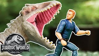 Indominus Escapes and Attacks Everyone Sweded  Jurassic World  Mattel Action [upl. by Toor]