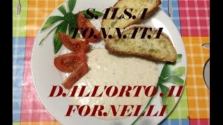 Ricetta Salsa Tonnata Vegan in 2 minuti  DallOrto Ai Fornelli [upl. by Saqaw656]